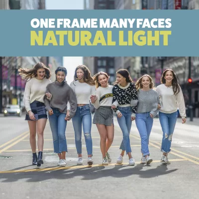 One Frame Many Faces - Natural Light